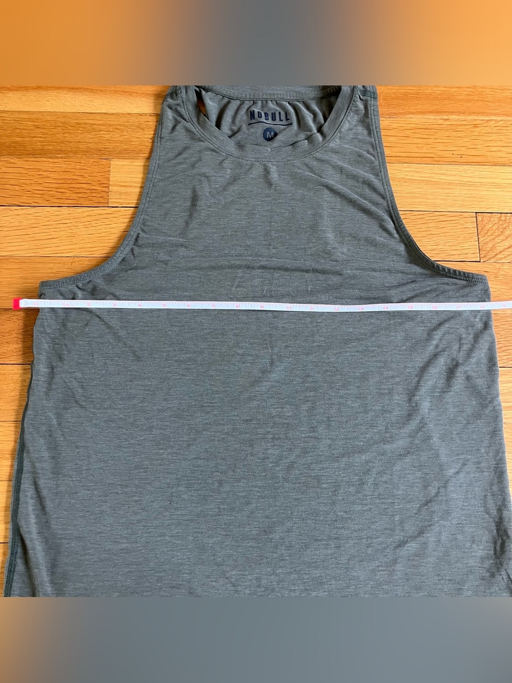 NOBULL Green Grey Lightweight Athletic Sporty Workout Gym Lift Tank Tops Medium - Picture 9 of 10